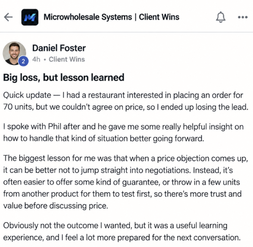 Daniel Foster shares a lesson from a wholesale buyer negotiation